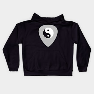 Guitar Yin Yang Pick Kids Hoodie